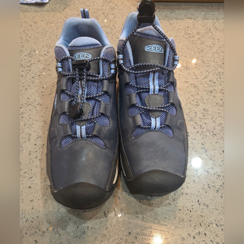 KEEN MENS Blue Waterproof Hiking Shoes